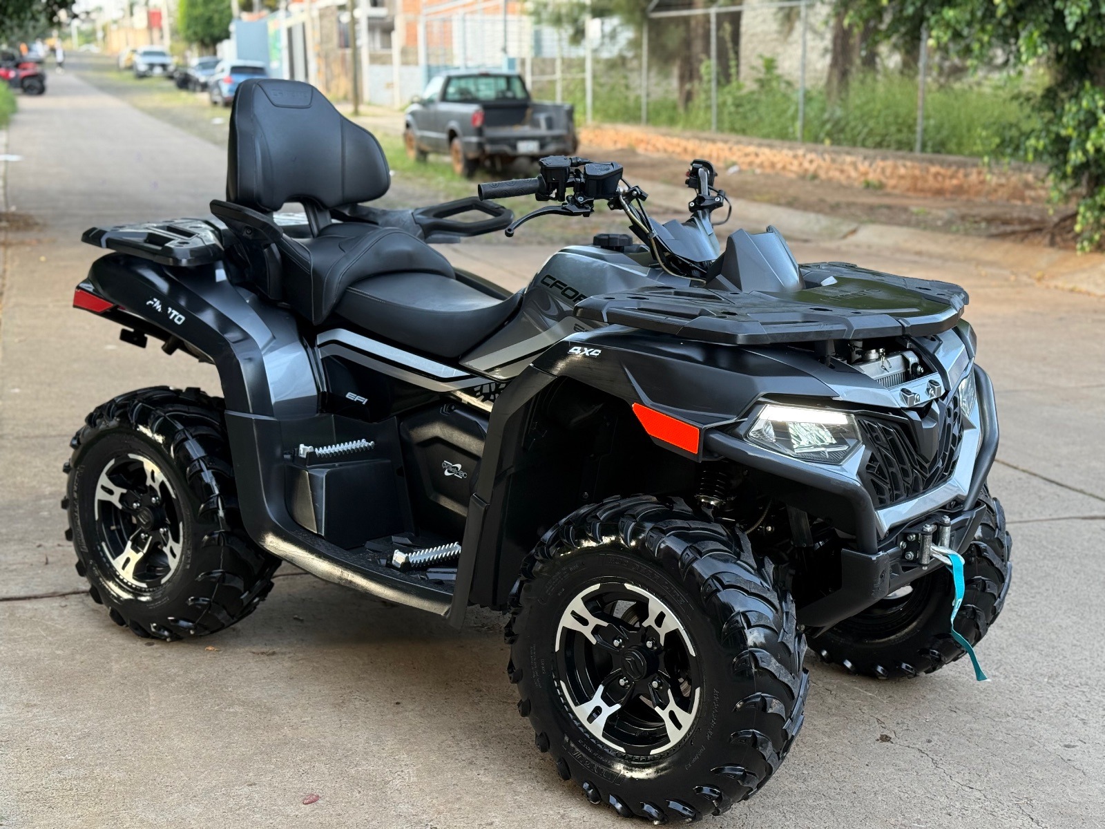 2021 Seminueva! Cfmoto Cforce 600 Touring 4x4 dps Winch rines 80hr impecable / ZONA 1 - Imagen 7