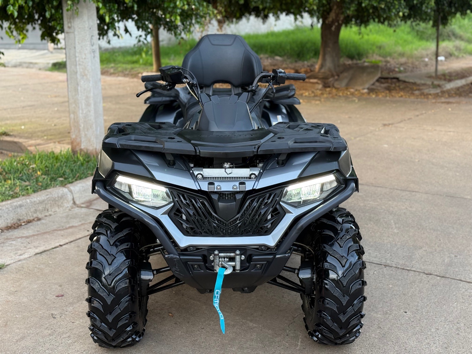 2021 Seminueva! Cfmoto Cforce 600 Touring 4x4 dps Winch rines 80hr impecable / ZONA 1 - Imagen 8